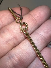 2 / Pair VTG NOS Swank 12K Gold Filled Chain Lot 18” Double Curb & Curb 11.39g