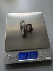 Vintage/Antique Chinese Porcelain Maiden Sterling Silver Ring Size 8.5 READ DESC
