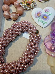 Used and Vintage Pink Spring Mix Jewelry Clearance Nice!