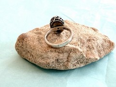 Vintage Sterling Silver 925 Silpada Smoky Quartz Gemstone Solitaire Ring SZ 6.75