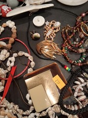 VTG costume jewelry lot Sell As Pictured Can Some Pieces Missing/broken (7)2