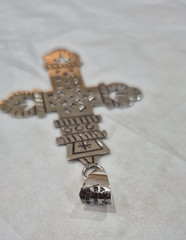 X-Large Sterling Silver Cross Pendant 3.75 Inches
