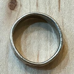 Vintage Hopi Native Sterling Silver Wave Ring Stamped Size 7.5- Wt. 5.50g