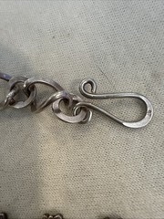 Sterling Silver .925 Jewlery Lot Of (4) Necklace And Pins 60 grams