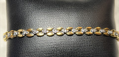 Vtg FAS Sterling Silver Gold Tone 925 Bracelet Filene’s Dept Store NWT 1980’s