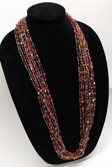 Joan Rivers Multi Strand Glass Bead Necklace