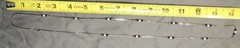 Antique Black and White Gold Pearl Necklace 28 inches