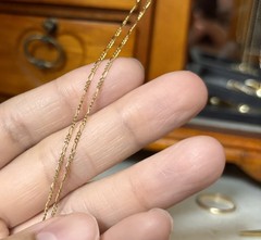 14k Gold Sliding Heart Locket
