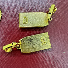 SET OF VINTAGE CELEBRITY GOLD TONE EGYPTIAN MOTIF PENDANT NECKLACE & EARRINGS