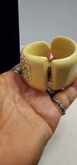 A 1950 Vintage Weiss Multi-Color Stone Thick Bracelet