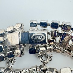 Vintage Signed WEISS Clear Rhinestone Bracelet 1950s Mixed Baguette round E