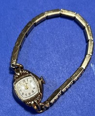 Vintage 1950 Women’s 10k rolled gold plate Wind Up Bulova Watch