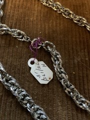Vintage Attic Necklace Lot Find 2 N 75/195/18”New Unused With Tag