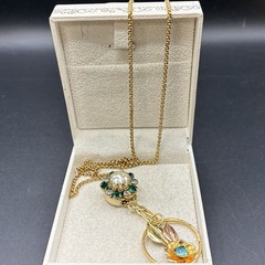 Vintage 12k Gold Filled Watch Chain FOB, ChatelaineSlide,Swivel Dog Clip, ~READ~