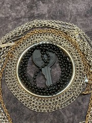 3 LB JEWELRY TREASURE HUNT Gold & Silver Tone, Rhinestones UNSEARCHED & UNTESTED
