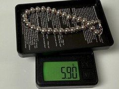 Vintage Sterling Silver Ball 7.5” Bracelet Beaded