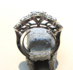 IGI Certified 1.50 ctw Natural Diamond Ring with Certificate 14k wg Size 5 to 6
