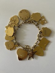 Vintage 1990s–2000s TOPS Club Achievement Charm Bracelet