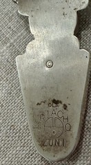 Vintage Signed Ola Eriacho Zuni Sterling Silver Necklace