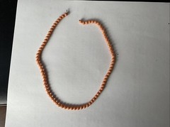 Antique Strand Coral Beads Necklace No Clasp France