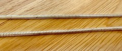 IBB TH 925 Sterling Silver Snake Chain Sliding Ball Pendant Necklace 20″ 12.5 Gr