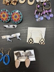 Vintage Costume Jewelry Lot Earrings Ring Lapel Pins Pieces And Sets