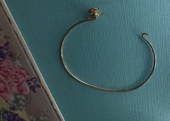 Minimalist Bracelet, Heart Bracelet, Cultured Pearl, Rose Bracelet, Minimal B179