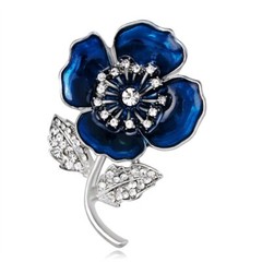 Plant Series Flower Brooch Enamel Pin Mens Suit Brooch Lapel Badge Corsage