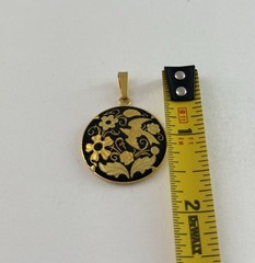 Vintage Spanish Damascene style jewelry set