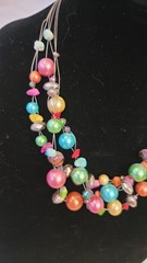 Vtg Lot 10 Costume Fashion Jewelry Quartz Faux Pearl Earrings Necklaces Estate
