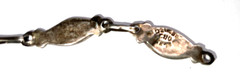 Vintage Mexican Sterling Silver Abalone Link Bracelet Eagle 2 Cuernavaca C110