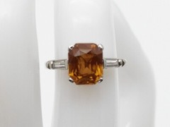 Vintage 1940s $12,000 3.50ct Natural Alexandrite Diamond Platinum Ring