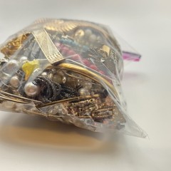 Bag Old Unsearched Jewelry Lot Vintage Estate Find Junk Drawer Aprox 4lb