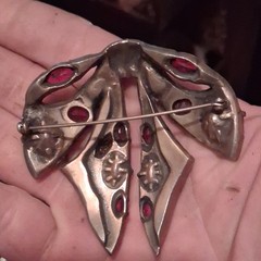 Early Eisenberg Piece 1940s Brooch Pin