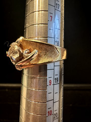7 Gold/Silver tone some 18kt HGE,All missing stones, for repairs, all wearable