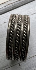 Vtg Twisted Cable Ring Sterling Silver 925 Band Size 11 Men Woman Jewelry 🖤