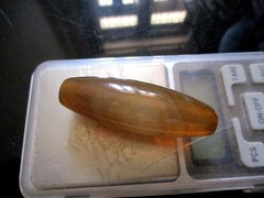 Sulamani Elongated Bead Agate Antique 56 * 20 mm, 29.28 Gms
