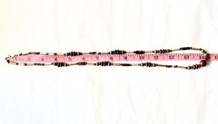 Vtg Red Jasper Varied Bead Necklace Gold Tone Spacers Gold Filled Clasp 15” Drop