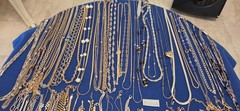 Vintage Mod Necklace Lot Of 62.dainty.simple.26 Signed Monet Avon Trifari J.crew