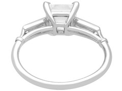 Antique 1.61Ct Diamond and Platinum GIA Certified Ring Circa 1925