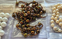 Vintage Jewelry LOT of 8 pearl bead necklaces Repair repurpose restring
