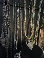 Vtg 90s-Now Chunky Jewelry Lot Boho Curated Stone Bead Labels 50pc Wear