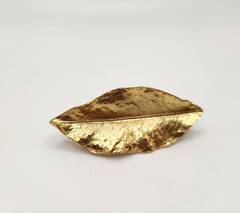 Vintage Gold tone Brooch Lot 4 pieces Crown Trifari MFA Butterfly Leaf Star