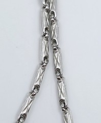 Vintage Bogoff Signed Rhinestone Statement Necklace Art Deco Repair Craft Wear