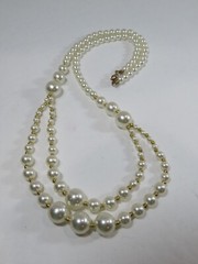 Simulated Pearls Jewelry Lot Mix Match W/ Seed 1 Signed Monet Vintage D1809