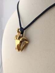 Vintage 1976 MMA Metropolitan Museum of Art Egyptian Revival Rams Head Pendant