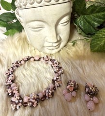 Louis Rousselet For Chanel 1930’s OR 1950’s ERA Stunning And Glamorous Pink Set!