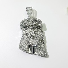 Zinc Alloy Diamond-studded Vintage Portrait 24″ Cuban Chain Hip Hop Necklace