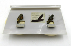 NEW VTG TANCER & TWO OFF WHITE BLACK CLIP ON BIG 1.5″ PAIR STUD Earrings Jewelry