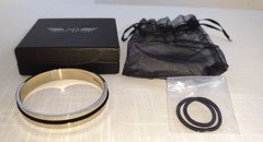 SILVER HAIR TIE BRACELET WITH GIFT BOX
